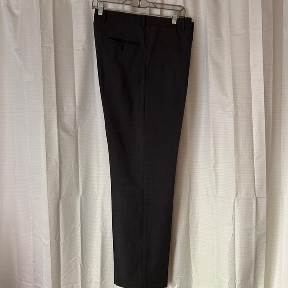 Kenneth Cole Awearness Grey Modern Fit Wool Blend Trousers, 35W x 30L - Picture 4 of 14